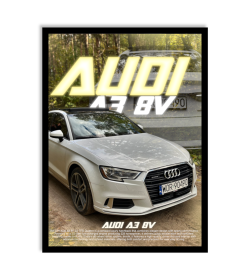 PERSONALIZOWANY PLAKAT Z SAMOCHODEM 2