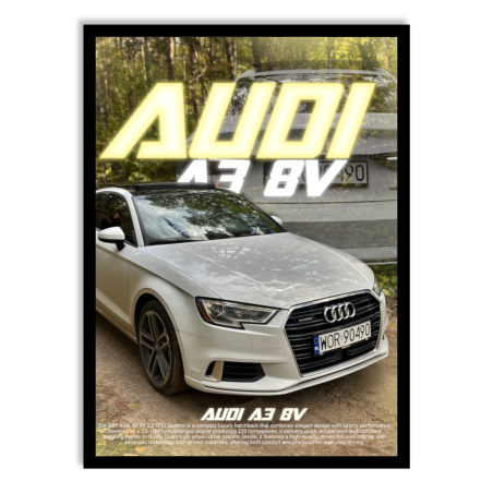 PERSONALIZOWANY PLAKAT Z SAMOCHODEM 2