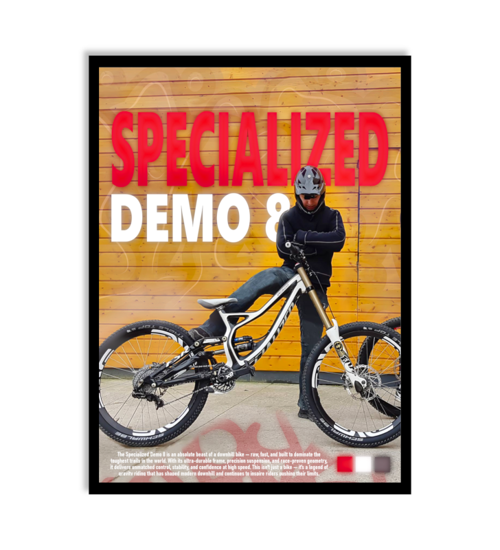 PERSONALIZOWANY PLAKAT Z ROWEREM