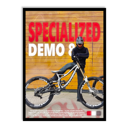 PERSONALIZOWANY PLAKAT Z ROWEREM