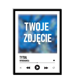 PERSONALIZOWANY PLAKAT MUZYKA