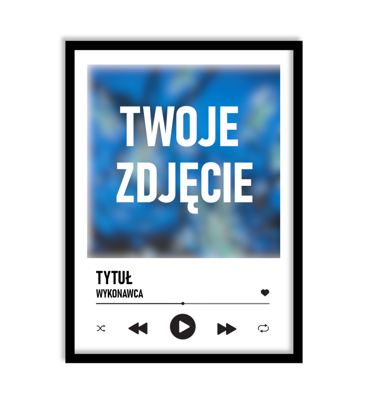 PERSONALIZOWANY PLAKAT MUZYKA