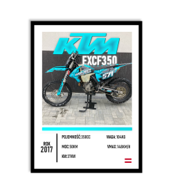 PERSONALIZOWANY PLAKAT Z MOTOCYKLEM 2